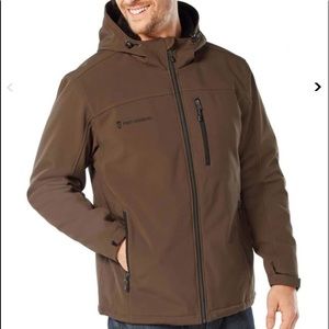 Free Country Tan/Black Men’s Soft Shell Jacket